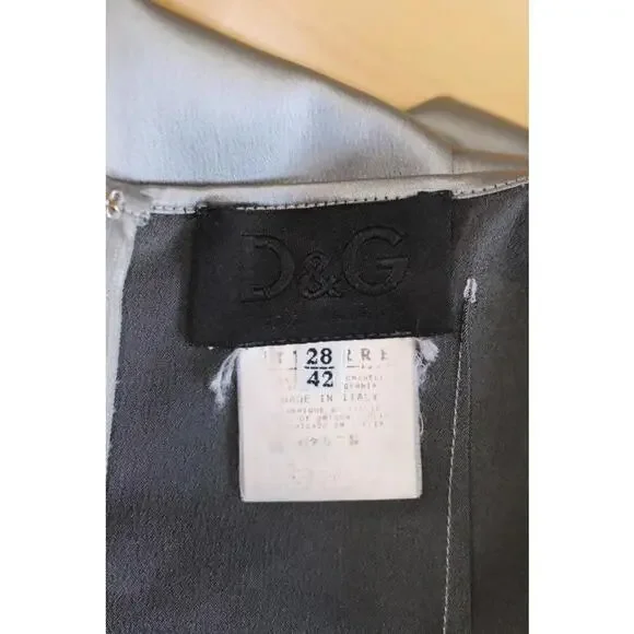 00's Dolce & Gabbana Satin Slip Dress - Picture 5 of 5